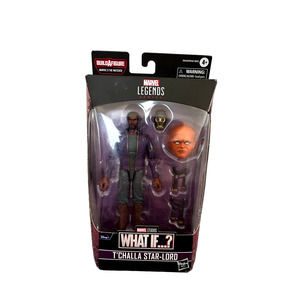"Marvel Legends Disney+ What If...? T'Challa Star-Lord BAF Figure"